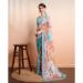 Picture of Nice Georgette Light Steel Blue Saree