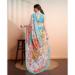 Picture of Nice Georgette Light Steel Blue Saree