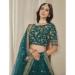 Picture of Appealing Silk Teal Lehenga Choli