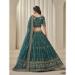 Picture of Appealing Silk Teal Lehenga Choli