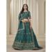 Picture of Appealing Silk Teal Lehenga Choli