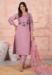 Picture of Enticing Chiffon Rosy Brown Readymade Salwar Kameez