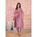 Picture of Enticing Chiffon Rosy Brown Readymade Salwar Kameez