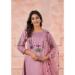 Picture of Enticing Chiffon Rosy Brown Readymade Salwar Kameez