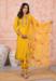 Picture of Fine Chiffon Golden Rod Readymade Salwar Kameez