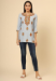 Picture of Sightly Rayon Light Steel Blue Kurtis & Tunic
