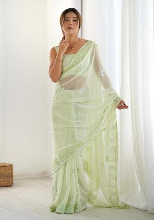 Picture of Radiant Georgette Tan Saree