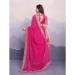 Picture of Elegant Georgette Medium Violet Red Saree