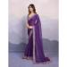 Picture of Grand Georgette Purple Saree