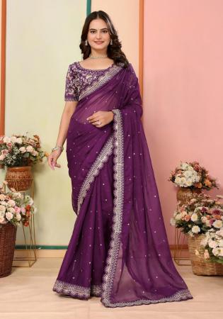Picture of Appealing Organza Sienna Saree
