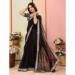 Picture of Alluring Organza Black Saree
