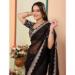 Picture of Alluring Organza Black Saree
