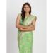 Picture of Comely Cotton & Linen Dark Sea Green Saree