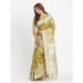 Picture of Exquisite Cotton & Linen Dark Khaki Saree