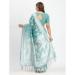 Picture of Good Looking Cotton & Linen Cadet Blue Saree
