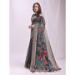 Picture of Well Formed Cotton & Linen Dim Gray Saree