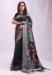 Picture of Lovely Cotton & Linen Black Saree