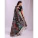 Picture of Lovely Cotton & Linen Black Saree