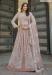 Picture of Statuesque Net Rosy Brown Anarkali Salwar Kameez