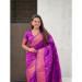 Picture of Elegant Silk Purple Saree