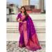 Picture of Elegant Silk Purple Saree