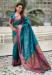 Picture of Excellent Silk Sea Green Saree