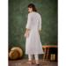 Picture of Gorgeous Silk Silver Readymade Salwar Kameez