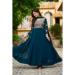 Picture of Amazing Georgette Navy Blue Readymade Gown