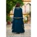 Picture of Amazing Georgette Navy Blue Readymade Gown