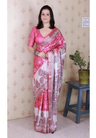 Picture of Admirable Silk Orchid Saree