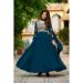Picture of Amazing Georgette Navy Blue Readymade Gown