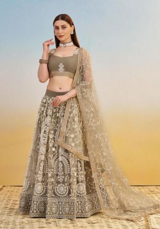 Picture of Admirable Silk Grey Lehenga Choli