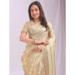 Picture of Delightful Organza Tan Saree