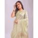 Picture of Ideal Organza Dark Khaki Saree