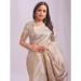 Picture of Good Looking Organza Beige Saree