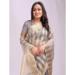 Picture of Comely Organza Grey Saree