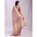 Picture of Beautiful Organza Plum Saree