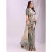 Picture of Sightly Organza Light Slate Grey Saree