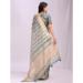 Picture of Sightly Organza Light Slate Grey Saree