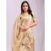 Picture of Pretty Organza Dark Khaki Saree