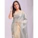 Picture of Shapely Organza Light Slate Grey Saree