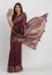 Picture of Excellent Cotton & Linen Dark Magenta Saree