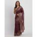 Picture of Excellent Cotton & Linen Dark Magenta Saree