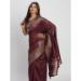 Picture of Excellent Cotton & Linen Dark Magenta Saree