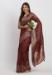 Picture of Good Looking Cotton & Linen Maroon Saree