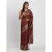 Picture of Good Looking Cotton & Linen Maroon Saree