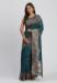 Picture of Delightful Cotton & Linen Dark Slate Grey Saree