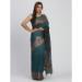 Picture of Delightful Cotton & Linen Dark Slate Grey Saree