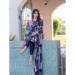 Picture of Sightly Cotton Navy Blue Readymade Salwar Kameez