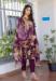 Picture of Amazing Cotton Purple Readymade Salwar Kameez
